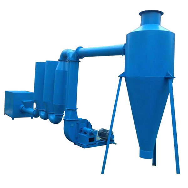 800kg h Hot Air Instantaneous Drying Sawdust Wood Chip Dryer