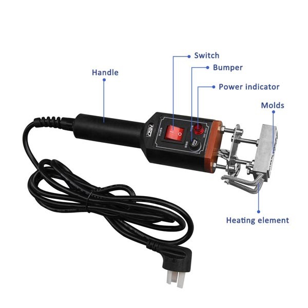 Foil Electric Portable Handheld Hot Stamping Machine Wood Pallet Tools