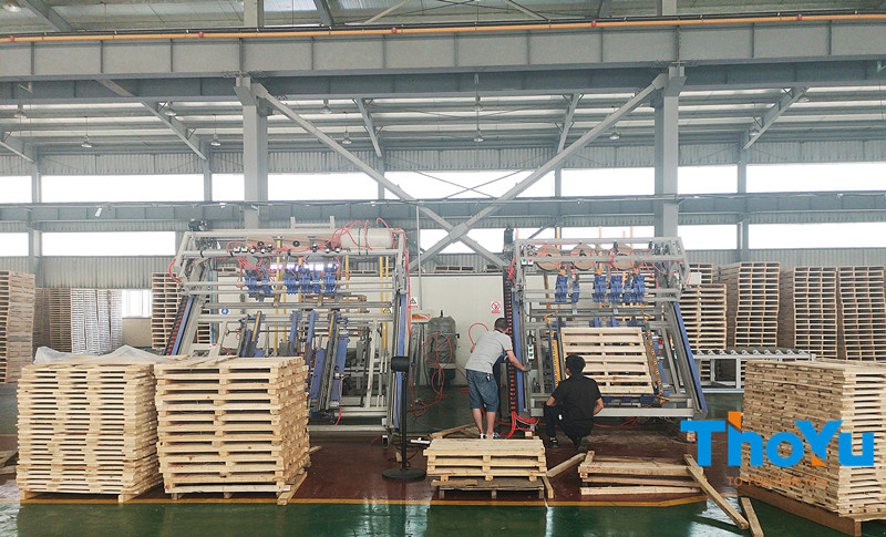 Latest company case about Wooden Pallet Nailing Machine in Tunisia