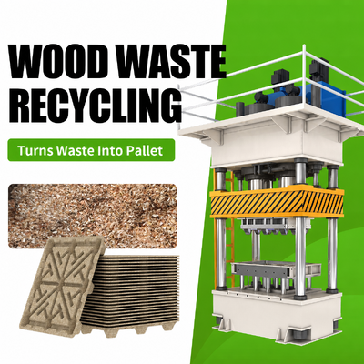 Fumigation Free Plant Fiber Pallets Making Machine 312 Pcs/Day