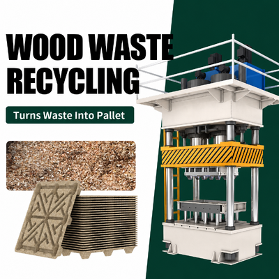 Fumigation Free Plant Fiber Pallets Making Machine With Strong Load Capacity