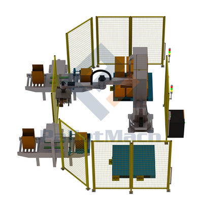 Robotic Programming Language Robotic Palletizer for Carbon Steel Baking Varnish Palletizing