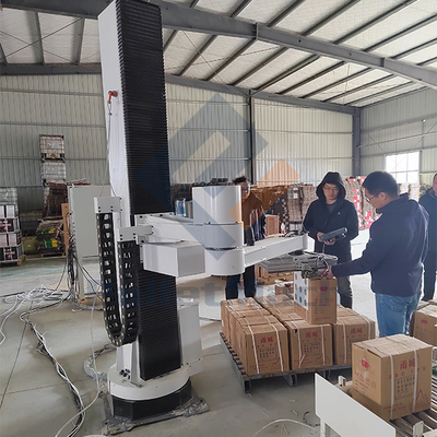 Carbon Steel Baking Varnish Robotic Palletizer with Ethernet Communication Interface