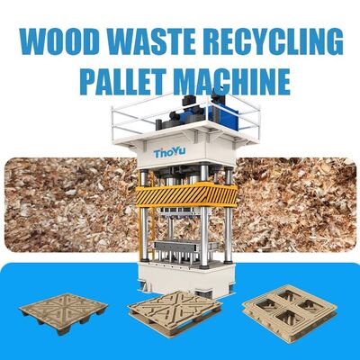 Buy 100% Recyclable Pallet Making Machine For Sunflower Seed Shells online manufacture