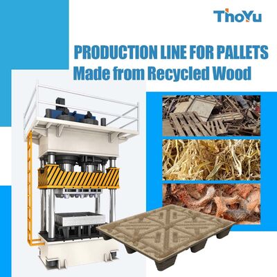Buy Fully Automatic Coconut Fiber Pallet Making Machine for Pressed Pallet online manufacture