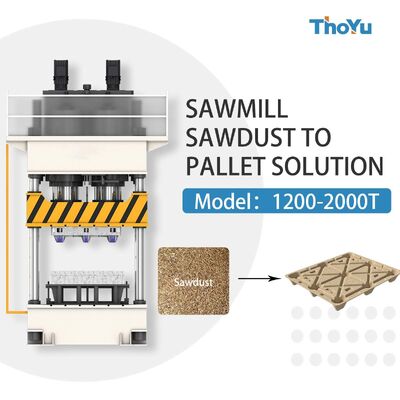 Buy Recycled  Wood  Compressed Wood Pallet Machine For Waste Wood online manufacture