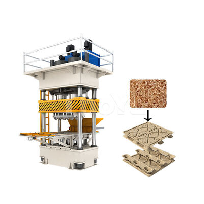 Buy 240 Pcs Per Day Palm Tree Leaves Pressed Pallet Making Machine online manufacture