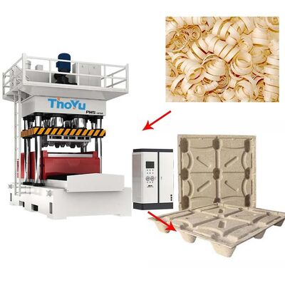 Buy Compressed Wood Coconut  Fiber Pallet Manufacturing Machine online manufacture