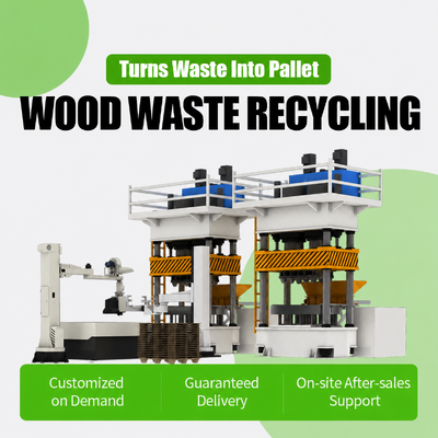 Buy ISPM 15 Exemption Compressed Wood Pallet Machine For Food Beverage Industry online manufacture