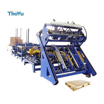 Buy ThoYu Supplies Wooden Pallet Nailing Machine With 60 Pallets Per Hour And 7 Nails Per Second. Ideal For EPAL And American Stringer Pallets. Get A Quotation. online manufacture