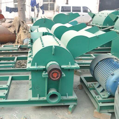 Two Feeding Ports Tree Branch Wood Crushing Machine For Sawdust