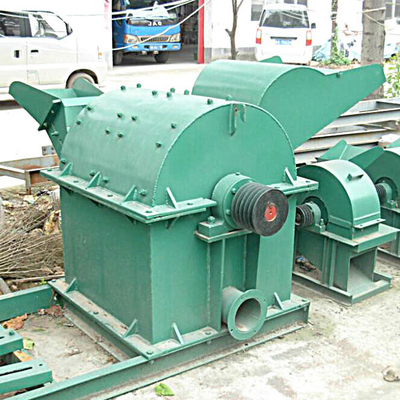 Two Feeding Ports Tree Branch Wood Crushing Machine For Sawdust