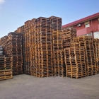 Solid Wooden Pallets Assembly Machine With Pallet Stacker