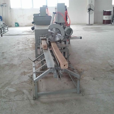 Double Head Sawdust Recycling Wood Pallet Feet Machine