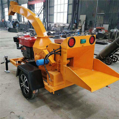 Diesel Mobile Tree Branch Garden Wood Crushing Machine