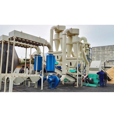 95% Drying Efficiency Three Layers Rotary Drum Wood Chip Dryer