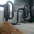 Cyclone Dust Removal Hot Air Flow Wood Chip Dryer Machine