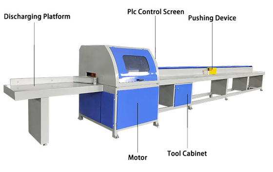 CNC American Wooden Stringers Pallet Boards Cutting Saw Machine