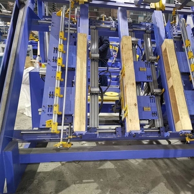 Tunisia European Block Pallet Building Machine For Wood Pallet