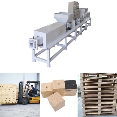 Wood Chips Pallet Block Machine For Euro Wood Pallet In Romania