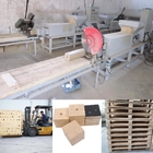 Uk Chipboard Pallet Blocks Making Machine For European Pallets