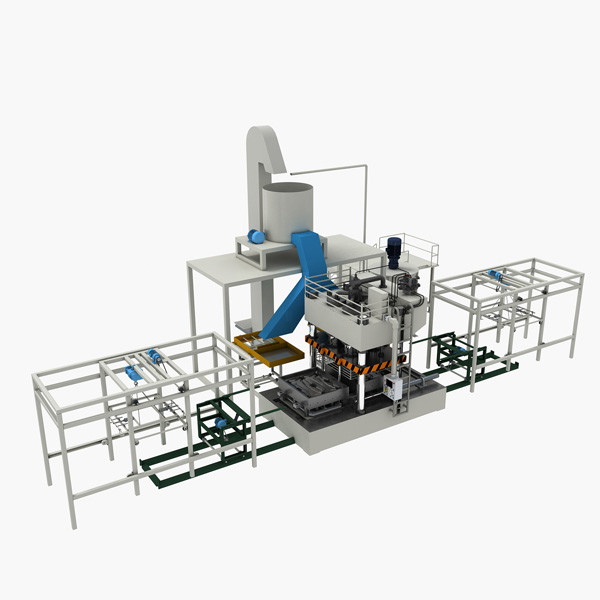 Fully Automatic Coconut Fiber Pallet Making Machine for Pressed Pallet