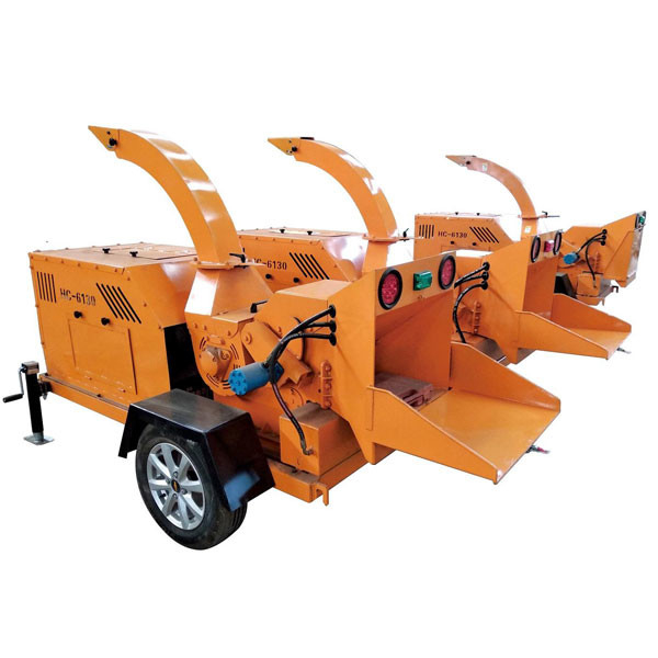 Diesel Mobile Tree Branch Garden Wood Crushing Machine