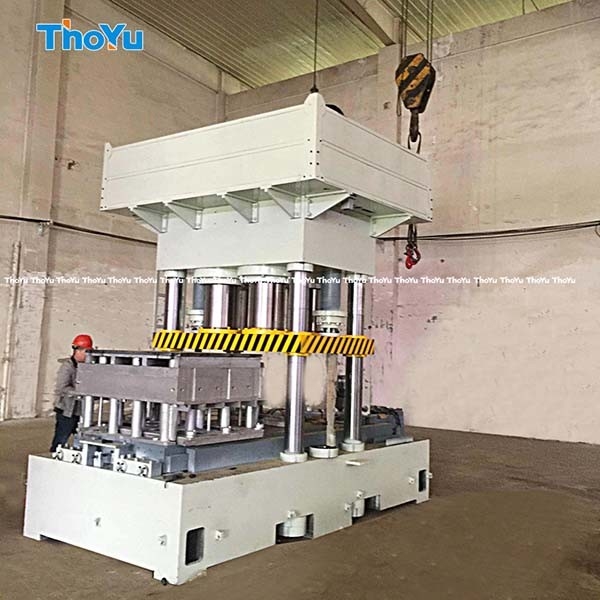 Hot Compression Wood Pallet Machine For Palm Leaves Reusing