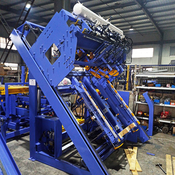 Large Sizes European Solid Wooden Pallet Skids Nailing Assembly Machine